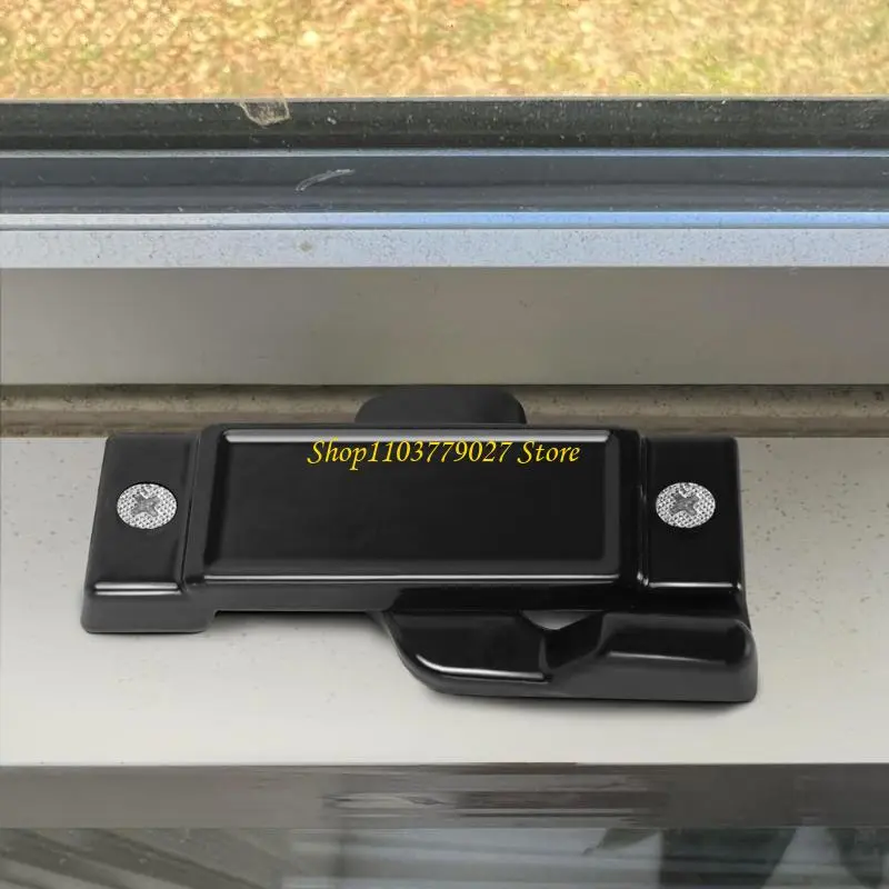 C4DF Pack of 4 Window Sash Lock Mounting Hole Centers Elegant Finish for Vertical and Horizontal Sliding Window Daily Use