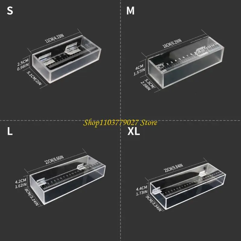 C4DF Multipurpose Acrylic Fish Isolation Box for Small Fish Breeding and Observing Clear Fish Breeding Tanks for Home Use