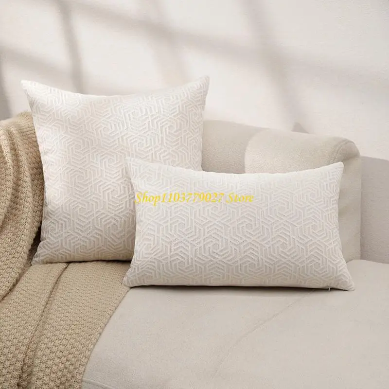 C4DF Romances Chenilles Pillow Cover Decorative Throw Pillow Cover Square Pillowcase For Holiday Homes Office Decoration