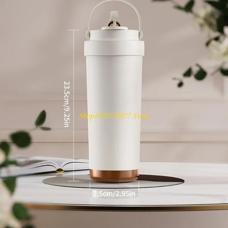 C4DF Stainless Steel 750ml Insulated Cup Ceramic Coated Interior Leak Proof Drinkware