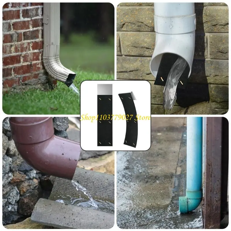 C4DF Pack of 2 Multipurpose Rain Gutter Noise Dampeners Portable for Quiet Night