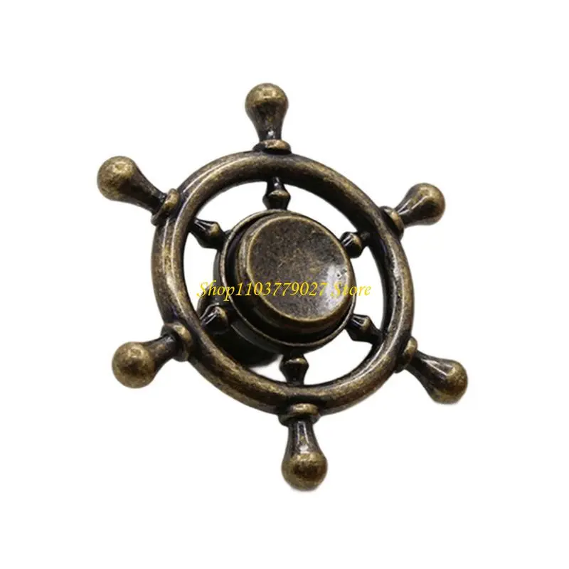 C4DF Rotating Wheel Knob Drawer Pulls Furniture Handle for Cupboard Wardrobe