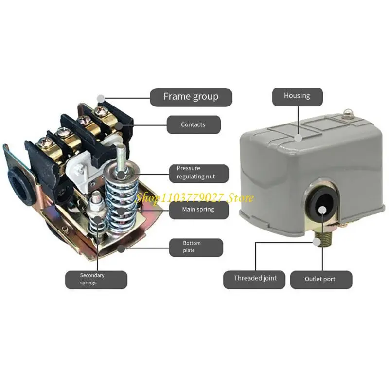 C4DF Adjustable Pressure Regulator for Garden And Household Water Pumps Designs