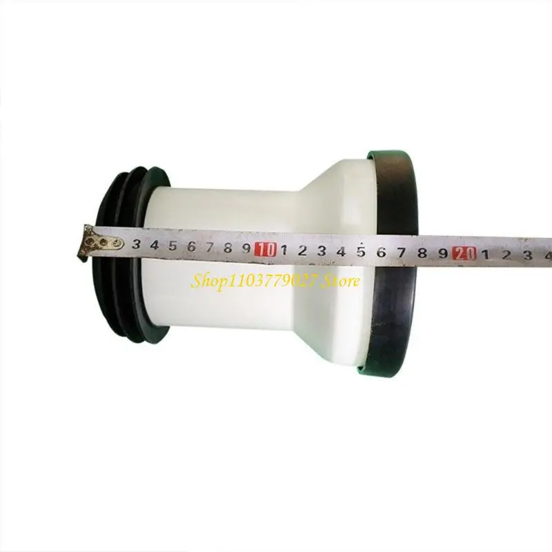 C4DF Bathroom Toilet Straight Pipe Connector Easy to Install Toilet Sewer Drain Adapter for Enhances Drainage & Leak prevents