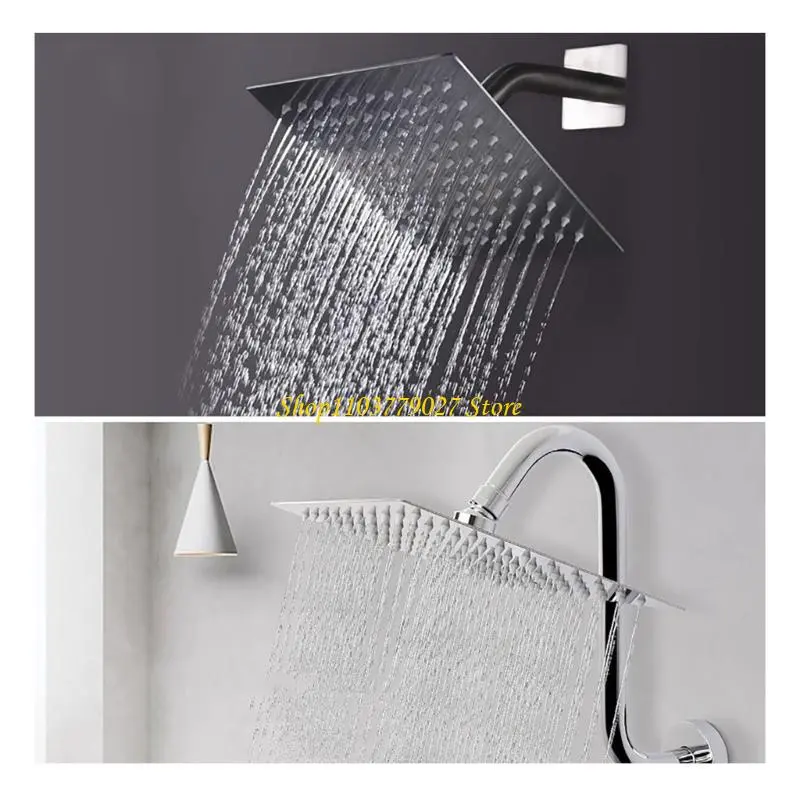 C4DF Elegant 10inch S Showerhead Extension Arm Upgrades for Bathrooms