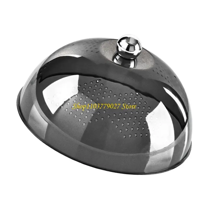 C4DF Ventilated Clear Foods Shield For Table top Dishes Fruit Vegetables Prevents Insect Contamination During Gatherings