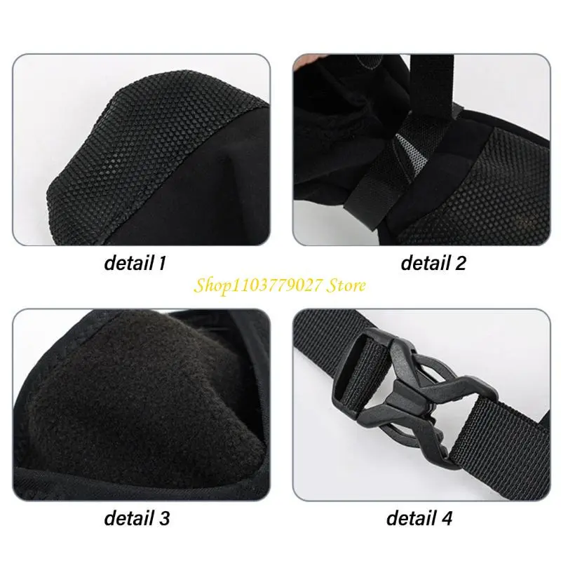 C4DF Dog Front Paws Protective Boot Paws Healing Shoes Adjustable Waterproof Dog Shoe Wound Care Footwear for Wood Recovery
