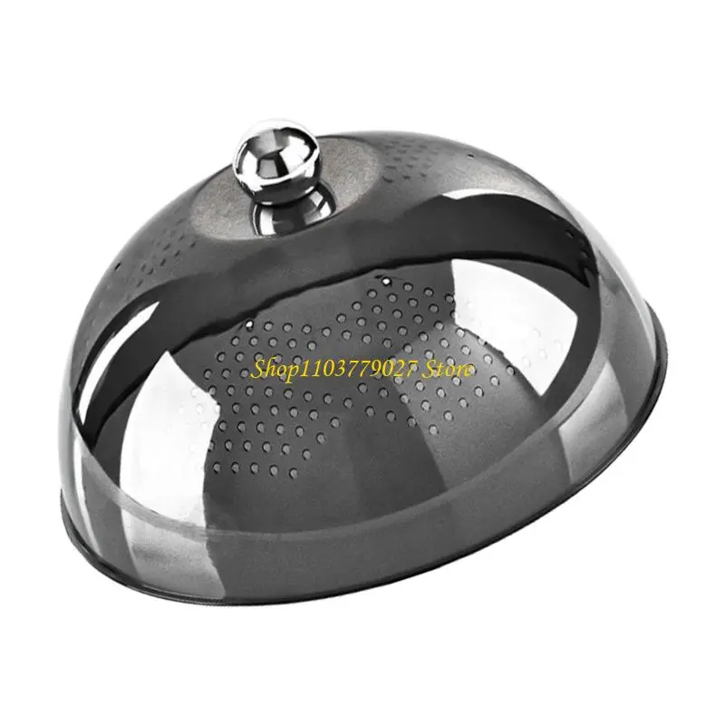 C4DF Ventilated Clear Foods Shield For Table top Dishes Fruit Vegetables Prevents Insect Contamination During Gatherings