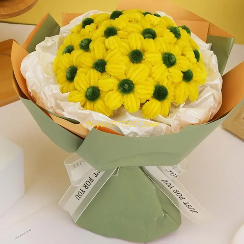 C4DF Bouquet Pipe Cleaners Pipe Cleaners Flower Making Kits Pipecleaners Craft Kits