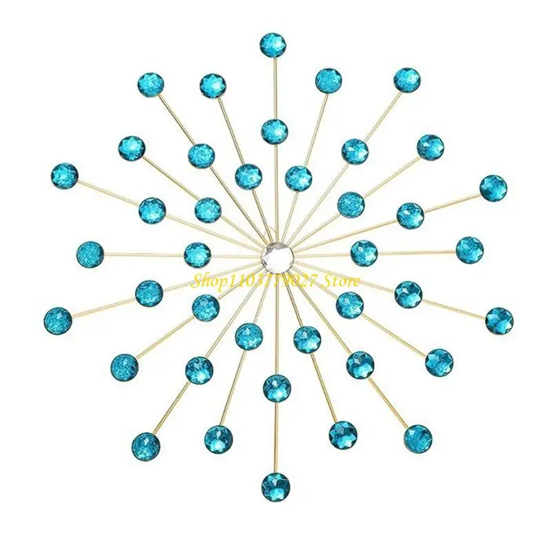 C4DF Elegant Starrys Iron Wall Ornament for Personalizeds Home Styling