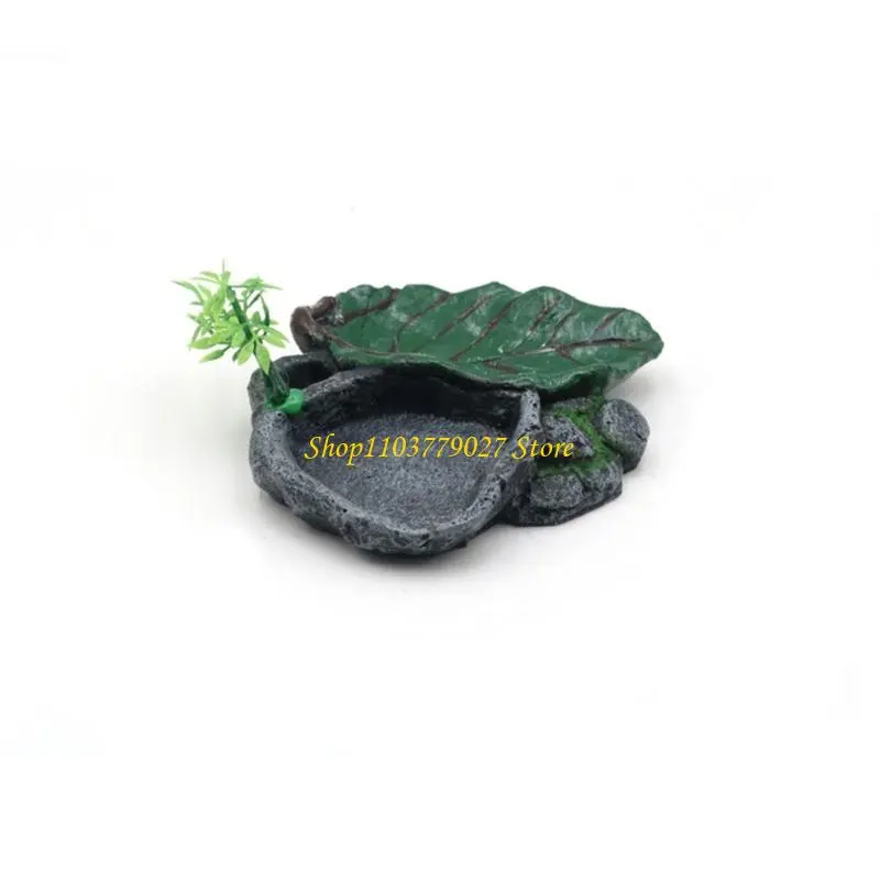 C4DF Single Bowl Reptiles Dishes Reptiles Water and Bowls Breadworm Feeding