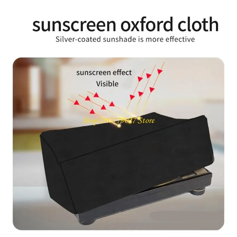 C4DF Phonograph Protective Covers Dustproof Oxfords Cloth For Vinyls Collections