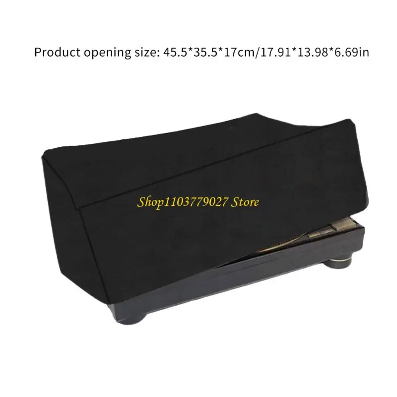 C4DF Phonograph Protective Covers Dustproof Oxfords Cloth For Vinyls Collections