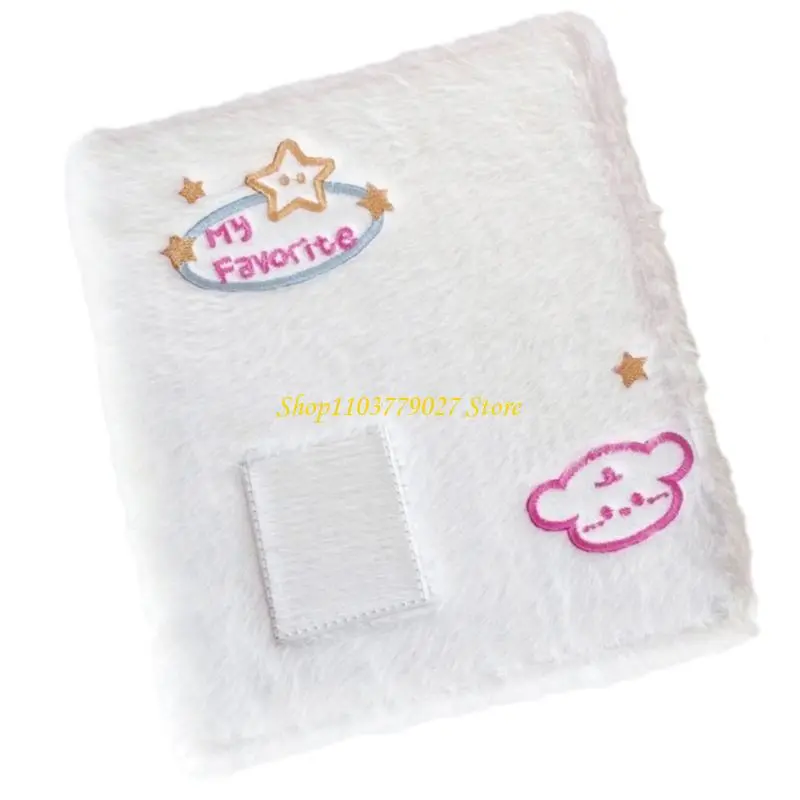C4DF Refillable Plush Kpop Photocard Binder Cover Plush Card Collector Album Gift