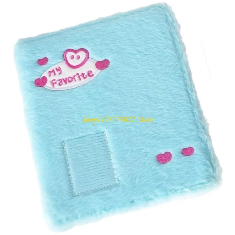 C4DF Refillable Plush Kpop Photocard Binder Cover Plush Card Collector Album Gift