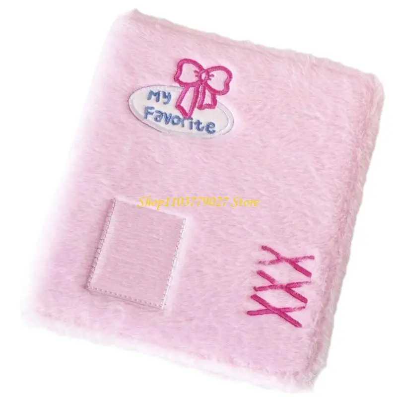 C4DF Refillable Plush Kpop Photocard Binder Cover Plush Card Collector Album Gift