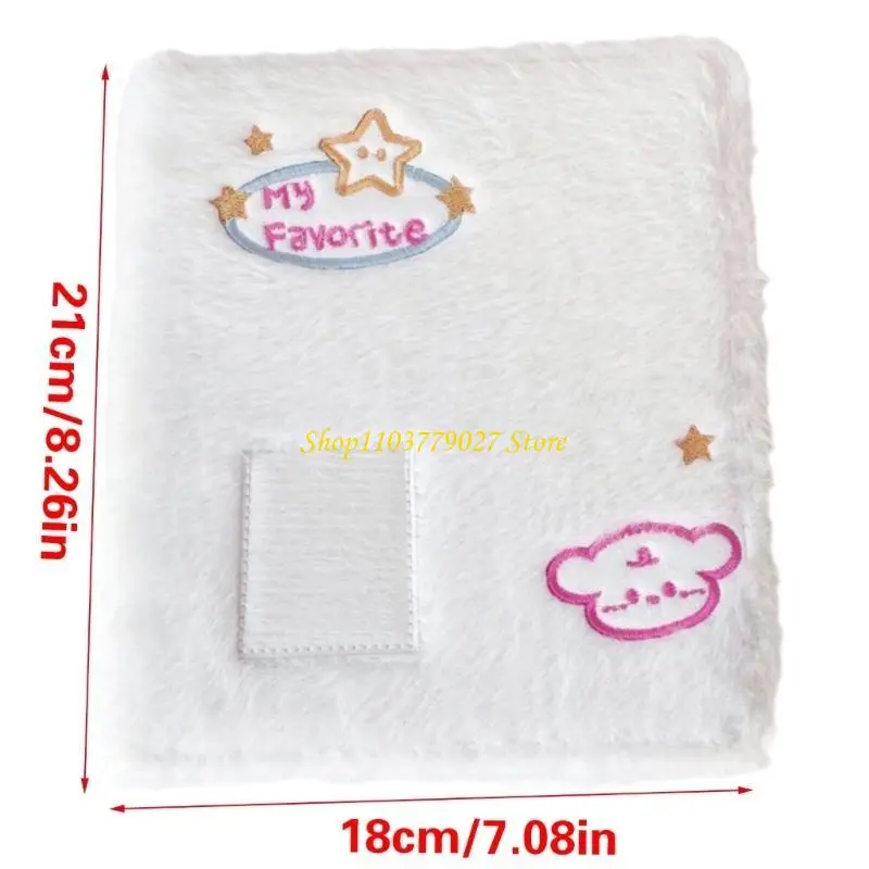 C4DF Refillable Plush Kpop Photocard Binder Cover Plush Card Collector Album Gift