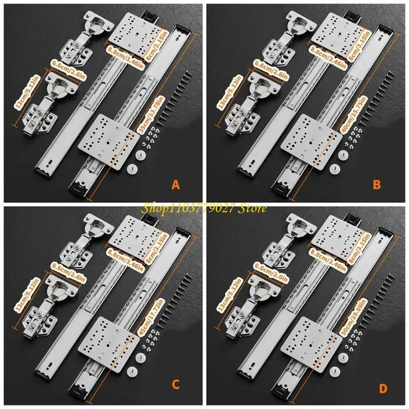 C4DF Easy Access Up Folding Door Noiseless Door for Standard Cabinets