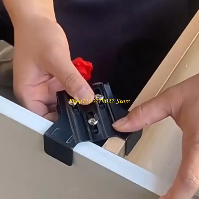 C4DF 1Pc Multipurpose 90 Degree Corner Clamp Sturdy Carbon Steel for Secure Fixing in Woodworking and Metal Fabrication