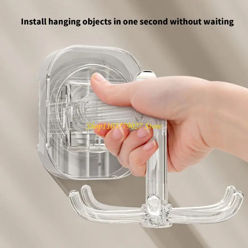 C4DF 2 Pieces Suction Hooks for Home and Workshop Solution 6 Claws Hangers