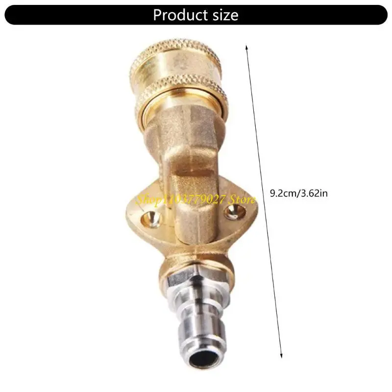 C4DF Long Lasting Rotary Connector Brass Joint for Pressure Washer Sprays Nozzles