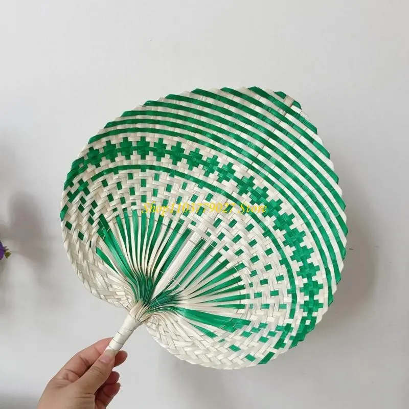 C4DF Traditional Weaving Fan for Cooling Insect Repelling Wall Hanging Fan Decoration
