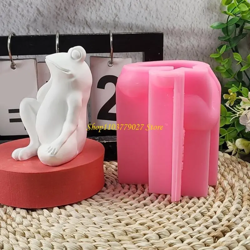 C4DF 3D Animal Statue Silicone Molds Epoxy Resin Silicone Molds for Candle Soap Fondant Chocolate Candy Baking