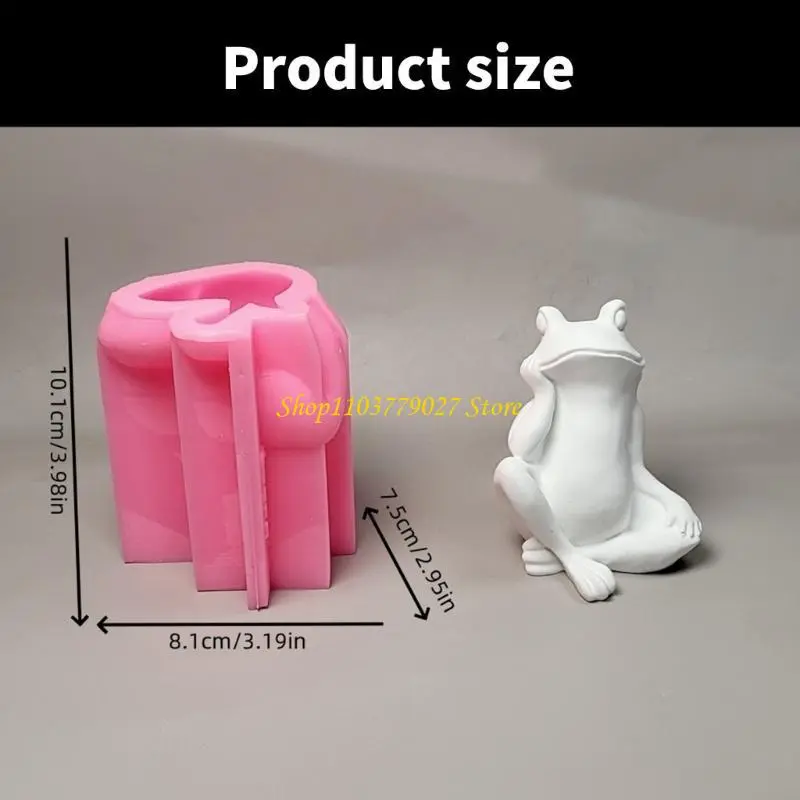 C4DF 3D Animal Statue Silicone Molds Epoxy Resin Silicone Molds for Candle Soap Fondant Chocolate Candy Baking