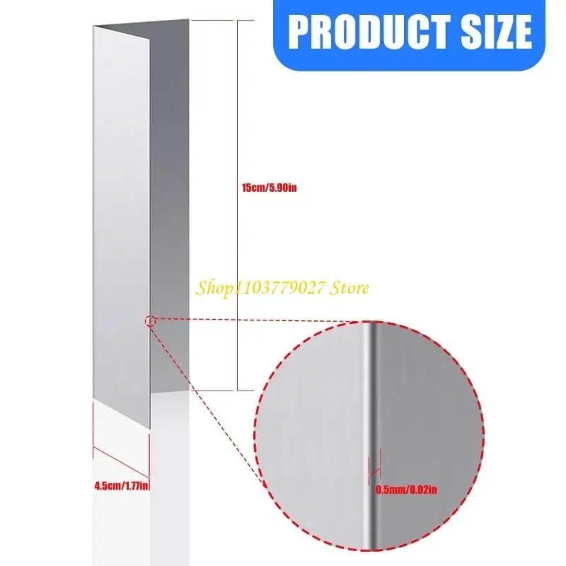 C4DF Pack of 4 Garage Door Seal Guards Weatherproofing Strips for Indoor Outdoor Use
