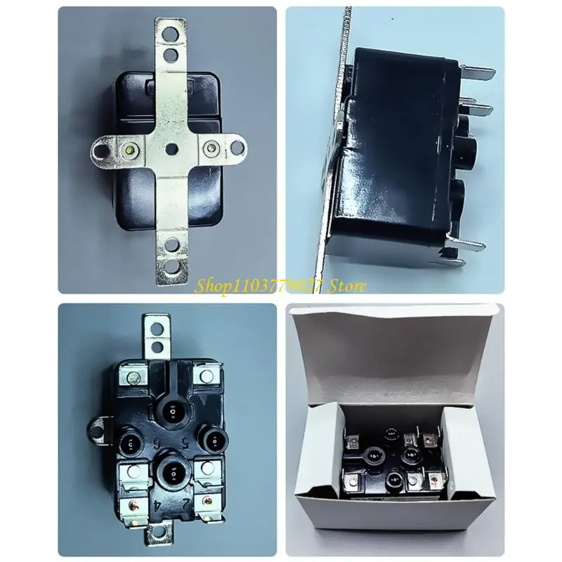 C4DF Industrial PR380 Relays Seal Coils Mechanism Contacts High Conductivity Copper Terminals Flame Retardant Materials
