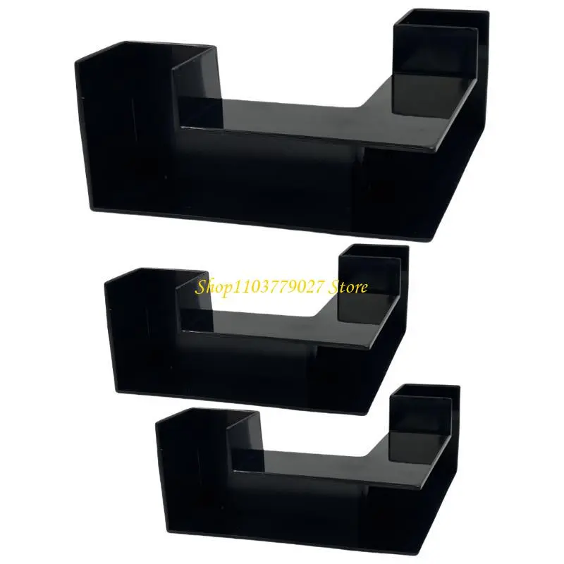 C4DF Safe Plastic Corner Tunnel Aquarium Underwater Decorative Tunnel Shelter for Fish and Shrimp Fishtank Landscape Ornament