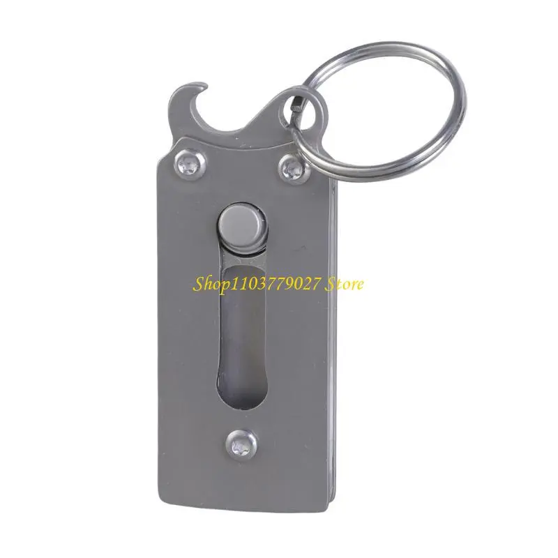 C4DF Alloy Peeler with Bottle Opener Kitchen Peeling Tool Metal Texture for Fruit