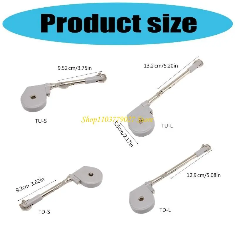 C4DF Slow Closes Cabinet Hinges Lid Support Hinge Door Support Rod Enduring