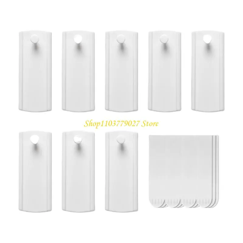 C4DF Surfaces Adhesive Hooks Strong Holders Wall Mounts for Photos Paintings Decors