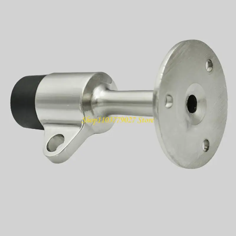 C4DF Zincs Alloys Door Stoppers with Hook Wall Mounted Door Stoppers for Home Office