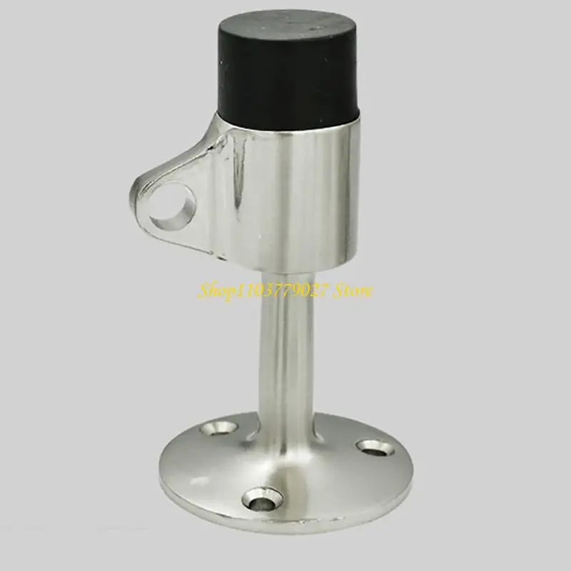 C4DF Zincs Alloys Door Stoppers with Hook Wall Mounted Door Stoppers for Home Office