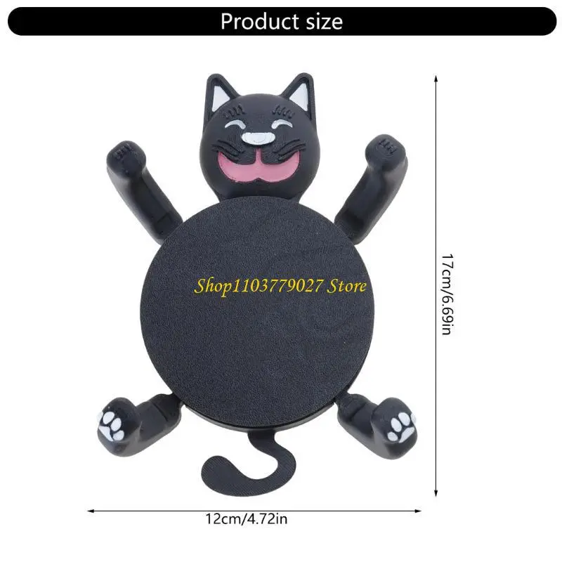 C4DF Cats Coasters 3D Printed Mug Holders For Drink Excellent Coffee Table Decoration For Cats Enthusiasts