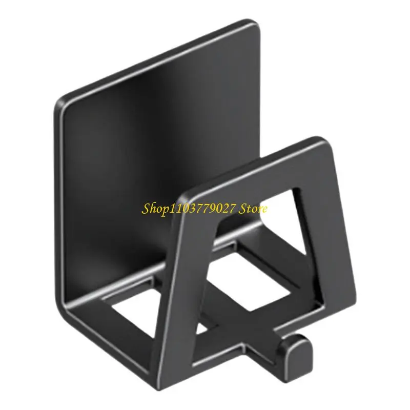C4DF Carbon Steel Sink Sponges Drain Drying Rack Adhesive Storage Holder Kitchen for Dishes and Utensils