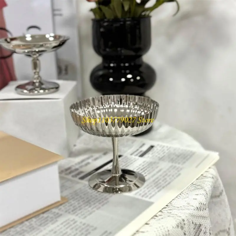 C4DF Commercial Grade 304 Stainless Steel Dessert Bowl Metal Serving Cup for Catering