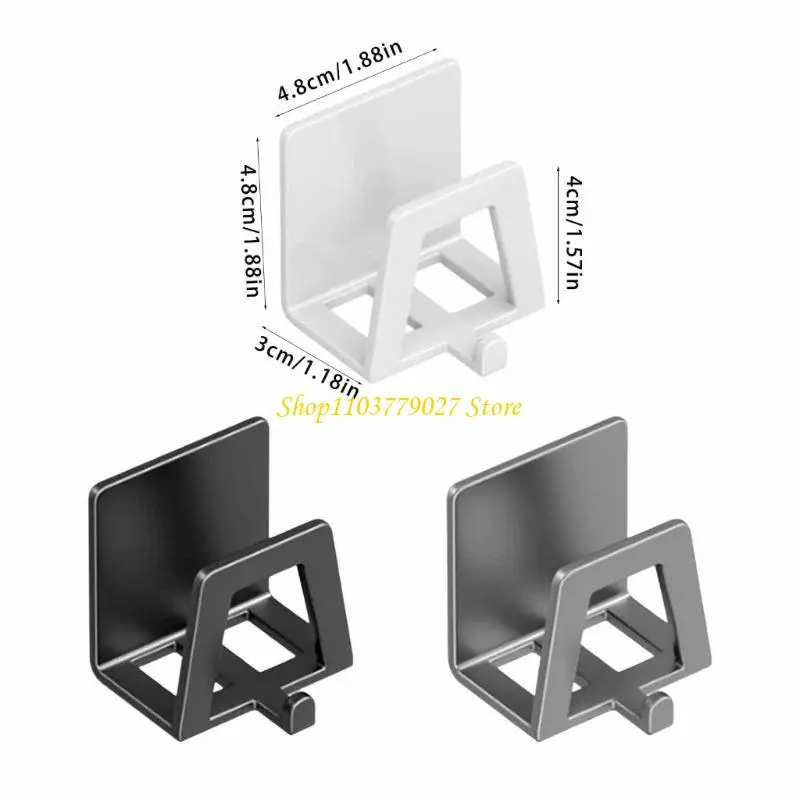 C4DF Carbon Steel Sink Sponges Drain Drying Rack Adhesive Storage Holder Kitchen for Dishes and Utensils