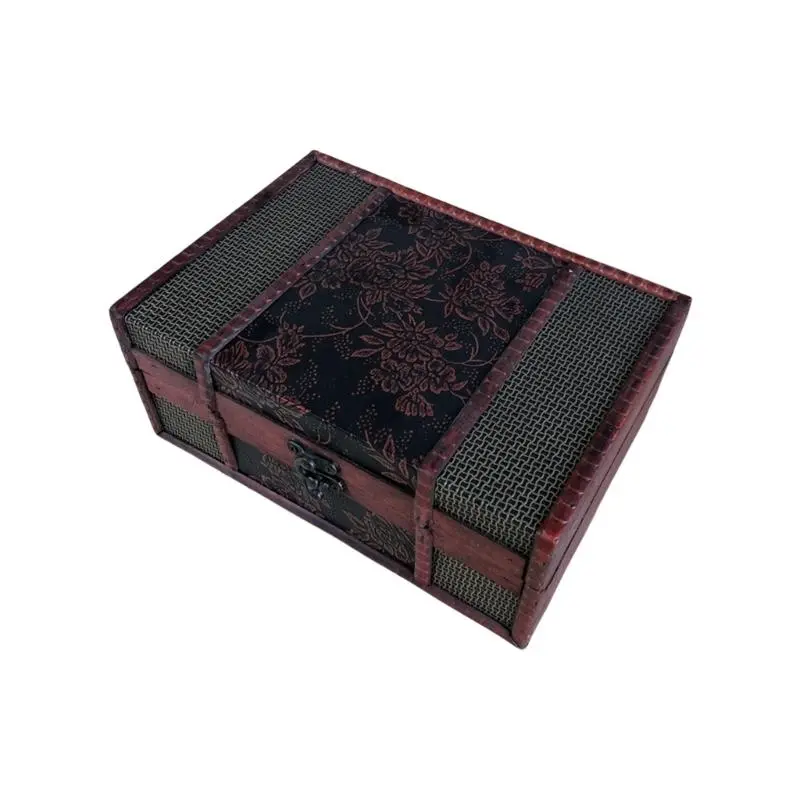 C4DF Antique Storage Box Storage Organizers for Bookshelf or Desk Decoration