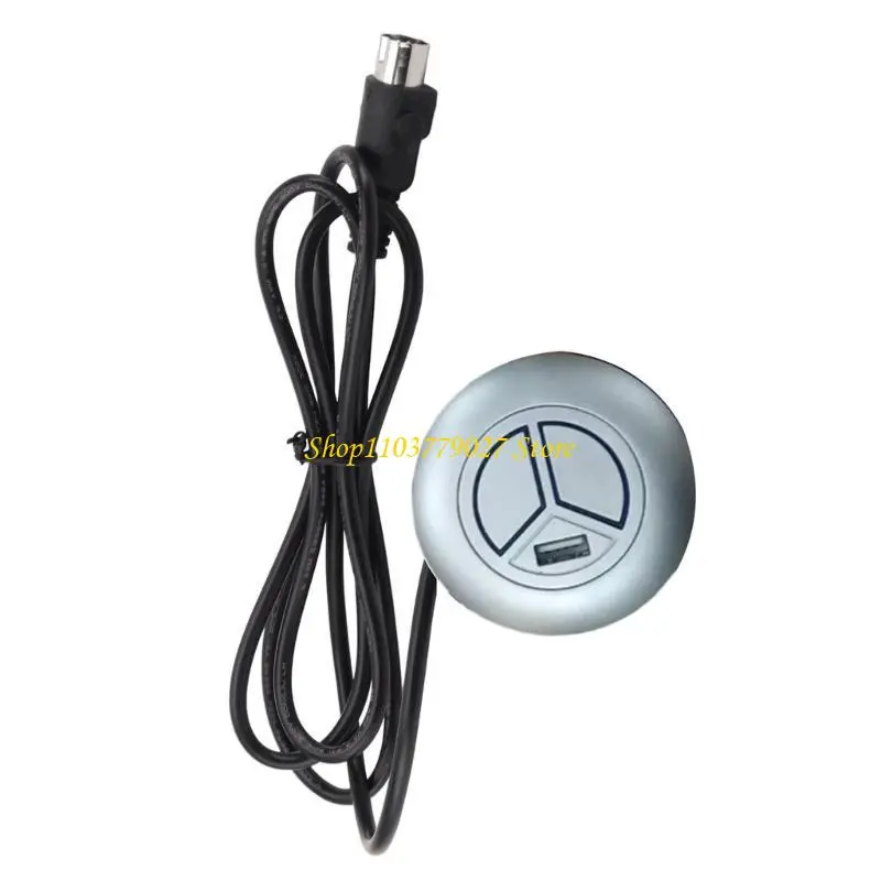 C4DF 5 Pin Recliner Power Switches Replacement with Charging Port for Adjustable Sofa