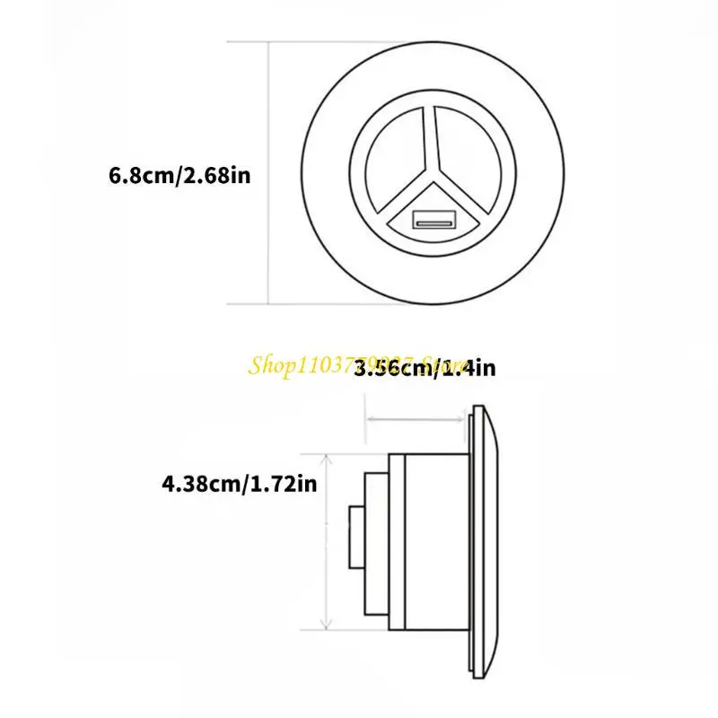 C4DF 5 Pin Recliner Power Switches Replacement with Charging Port for Adjustable Sofa