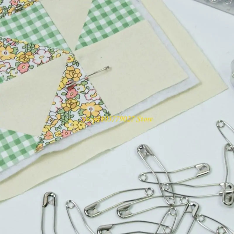 C4DF 200Pieces Curved Safety Pin 38MM or 51MM Quilting and Basting Pin Sewing Pin