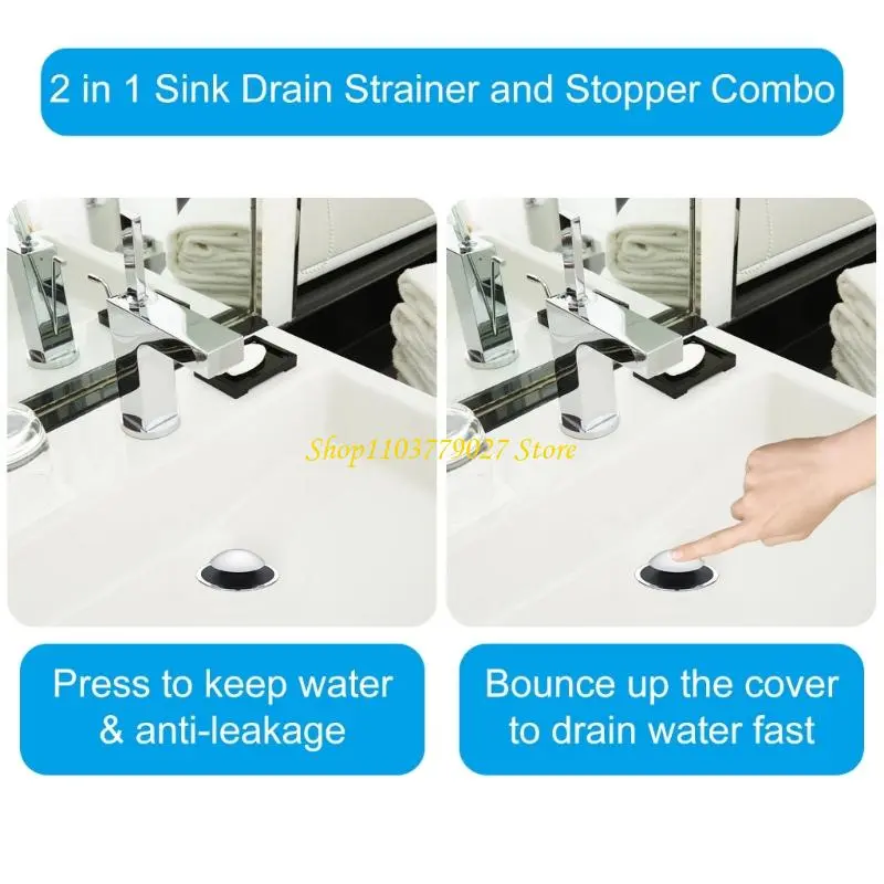 C4DF Without Clog Bathtubs Drain Stoppers Featuring Efficient Filters Basket Drain Collector Fit 1.06 1.65Inch Drain Openings
