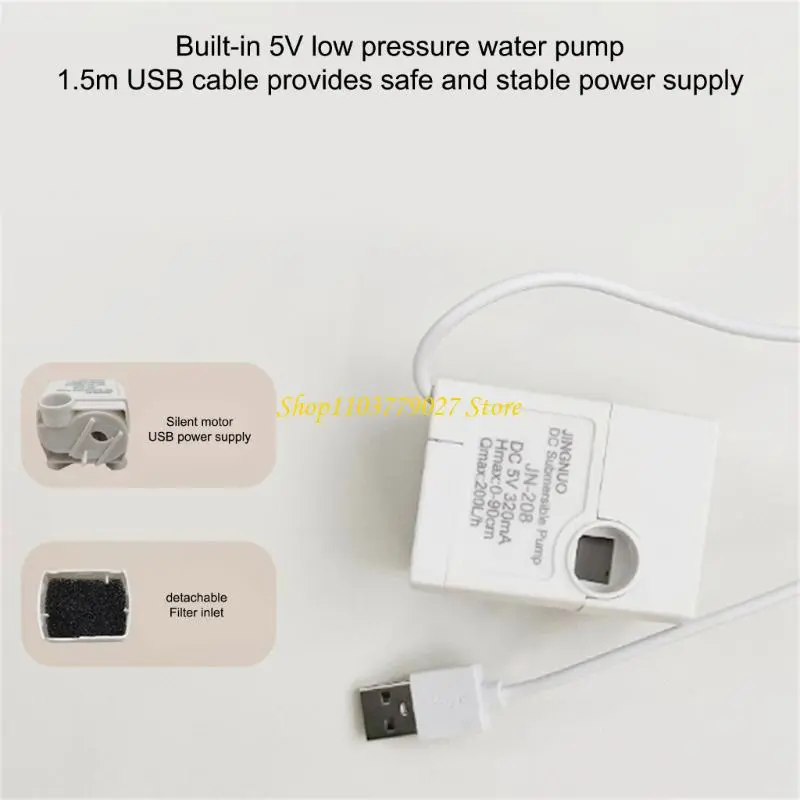 C4DF Bird Bathing Basin Automatic Water Circulation Bathtub for Parrots Daily Use