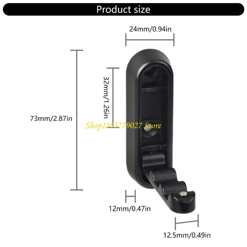 C4DF 2pcs Elegant Folding Wall Mount Hook for Coats Towels and Backpacks Shower Hooks