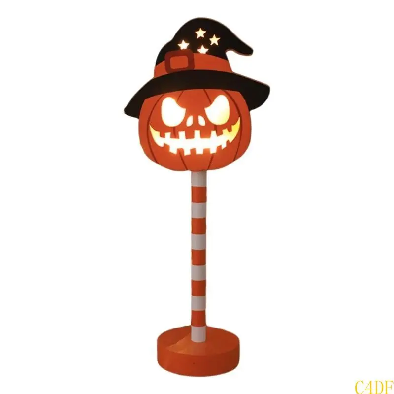 C4DF Halloween Decorations Detachable Party Light Desk Lamps Skull Ghosty Light