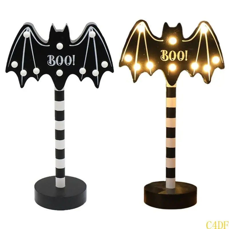 C4DF Halloween Decorations Detachable Party Light Desk Lamps Skull Ghosty Light