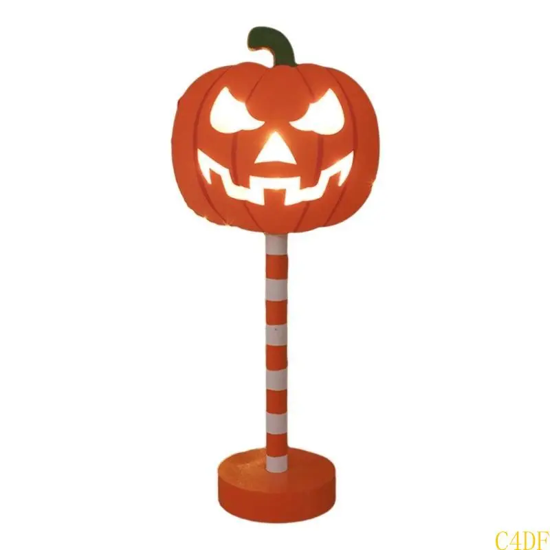 C4DF Halloween Decorations Detachable Party Light Desk Lamps Skull Ghosty Light